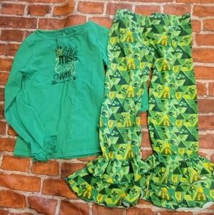 Ub St Patricks Girls Set Sz 9 Little Miss Lucky Charm